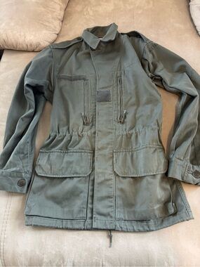 Romi Basha Women's Utility Field Jacket in Olive Green